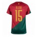 Portugal Rafael Leao #15 Hemma matchtröja VM 2022 Kortärmad Billigt